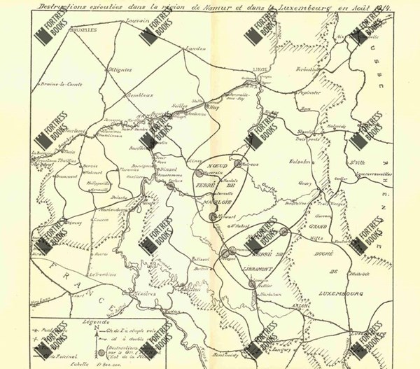 Fortress Books - Defence Of The Fortified Position Of Namur In August 1914