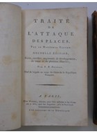 3 ORIGINAL Books by Vauban - 1794-1795