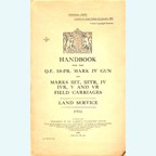 Handbook for the Quick Firing 18-Pounder Mark IV Gun