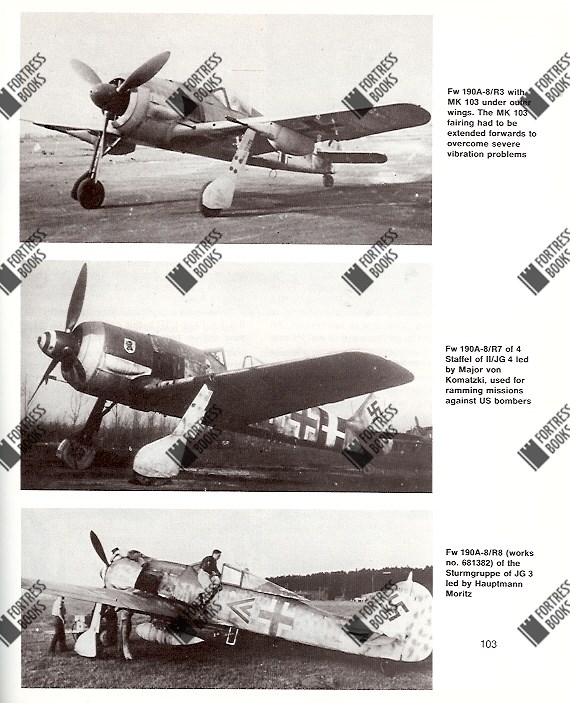 Fortress Books Focke Wulf Fw 190 And Ta 152 Aircraft And Legend